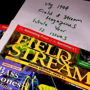 Vintage 1994 Field & Stream Magazines All 12 Issues Hunting Fishing Outdoor